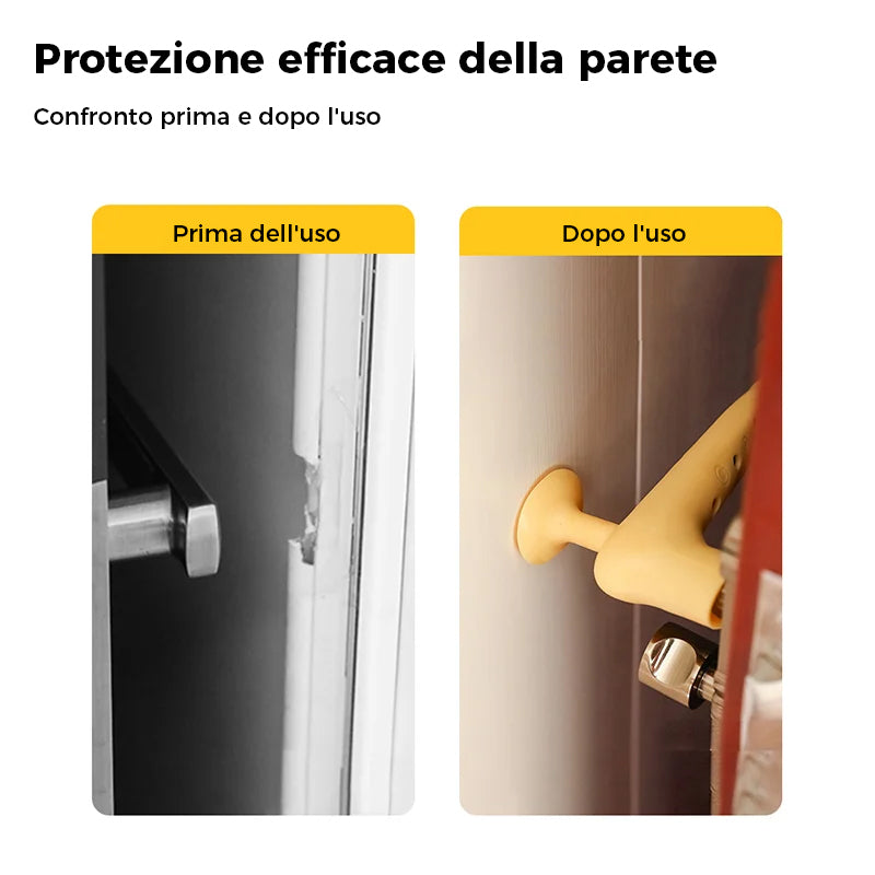 Coperchio della maniglia della porta con protezione anticollisione in silicone