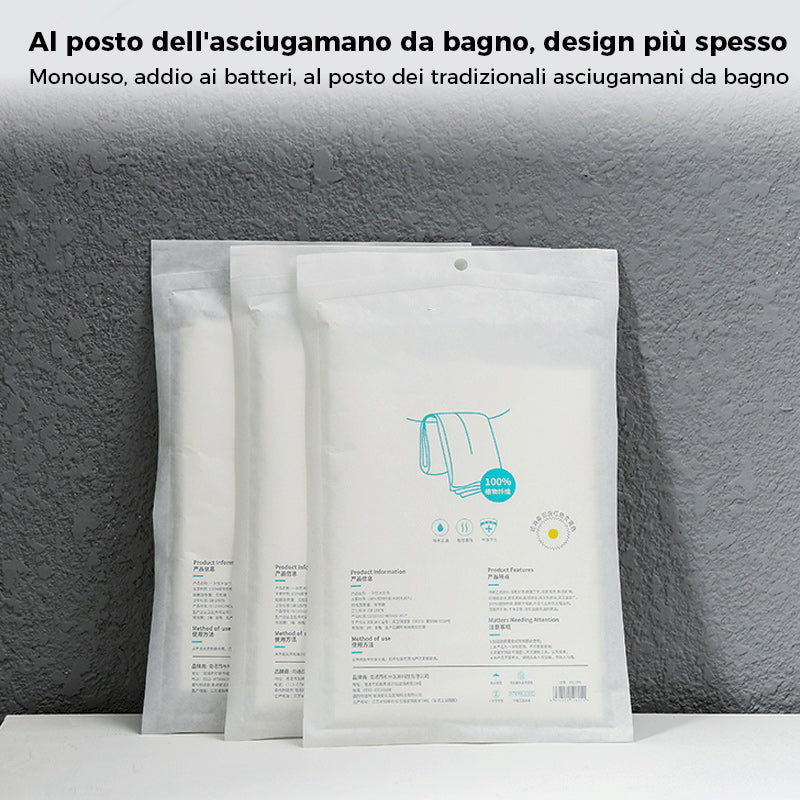 Asciugamano da bagno disinfettante monouso