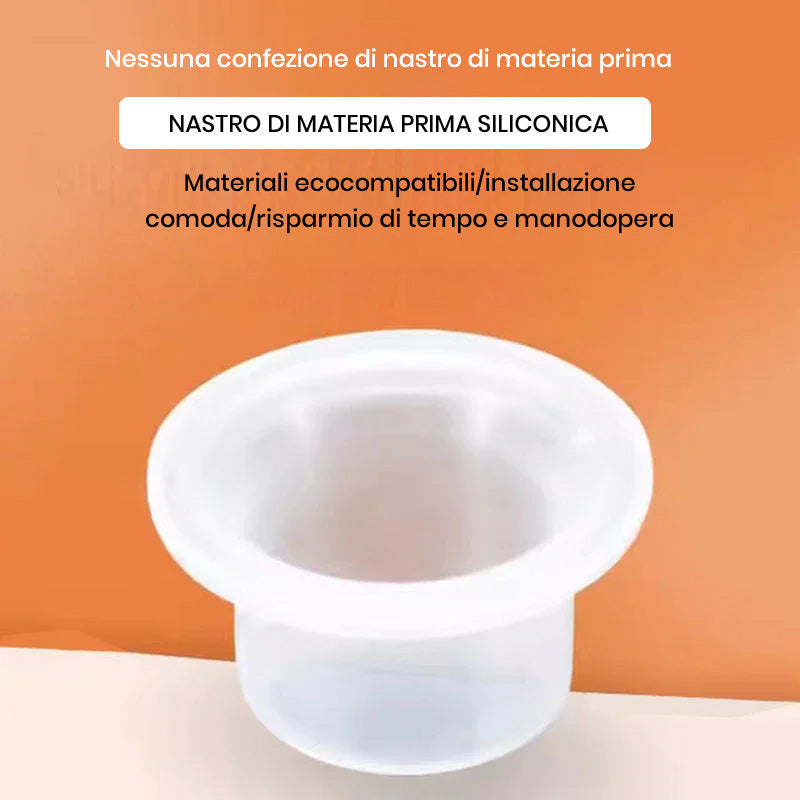 Striscia di materia prima siliconica