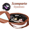 Borsa in pelle multiscomparto