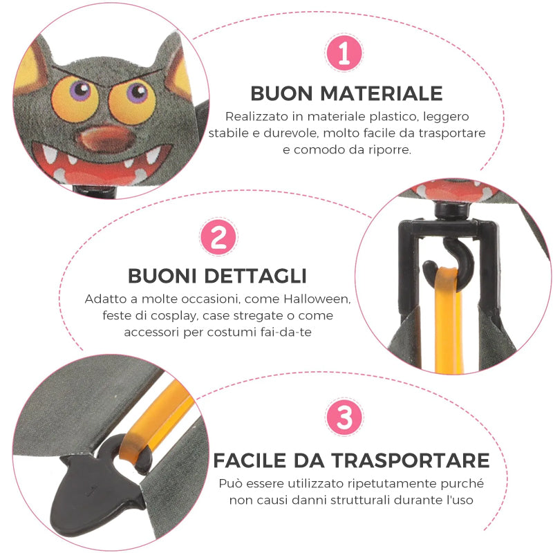 Scherzi divertenti che volano con il pipistrello