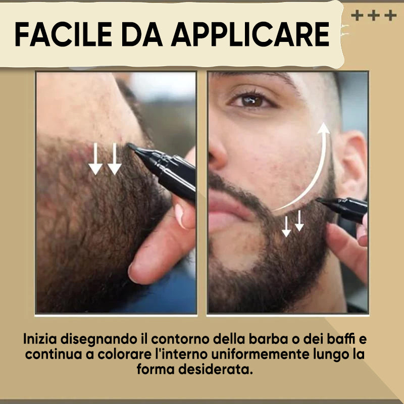 Kit penna per riempimento barba