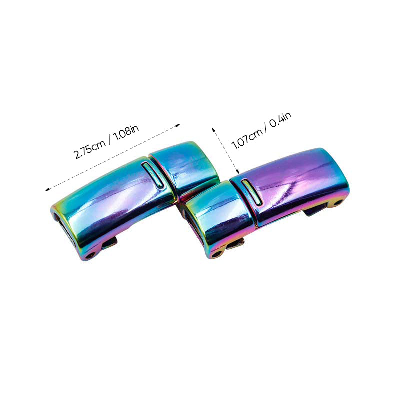 Fibbia magnetica in metallo per lacci pigri