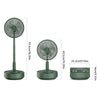 Ventilatore pieghevole telescopico