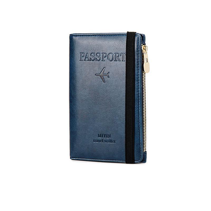 Portafoglio per passaporto multifunzionale RFID