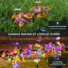 Luci da giardino a farfalla solare