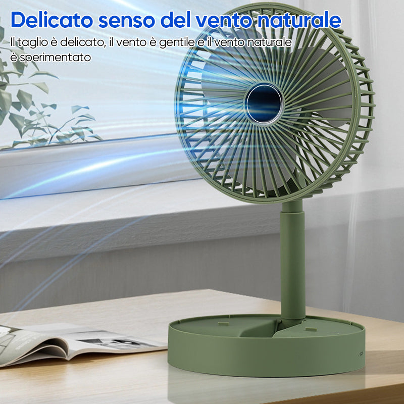 Ventilatore pieghevole telescopico