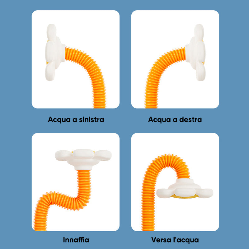Spruzzo d'acqua elettrico Simpatica doccia a forma di anatra