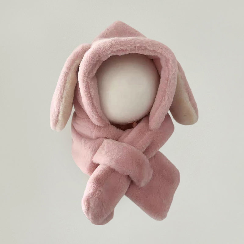 Cappello integrato con sciarpa per bebè
