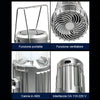 🎐Luce del ventilatore solare