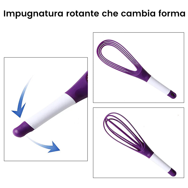 🔥vendita calda🔥Frusta per uova manuale rotativa multiuso