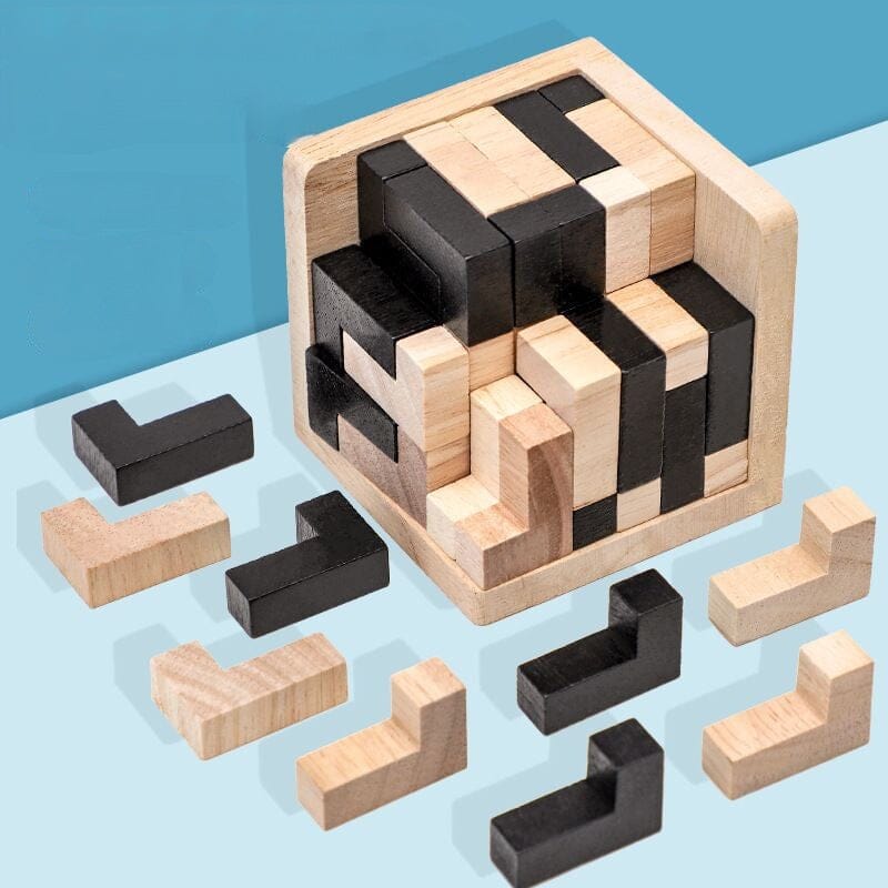 🧩Gioco rompicapo con giocattoli di intelligenza in legno🧩
