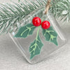 Decorazione per albero di Natale in vetro fuso