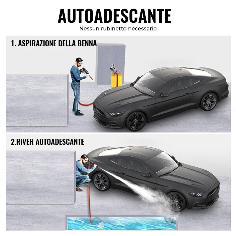Pistola ad acqua a spruzzo portatile ad alta pressione senza fili