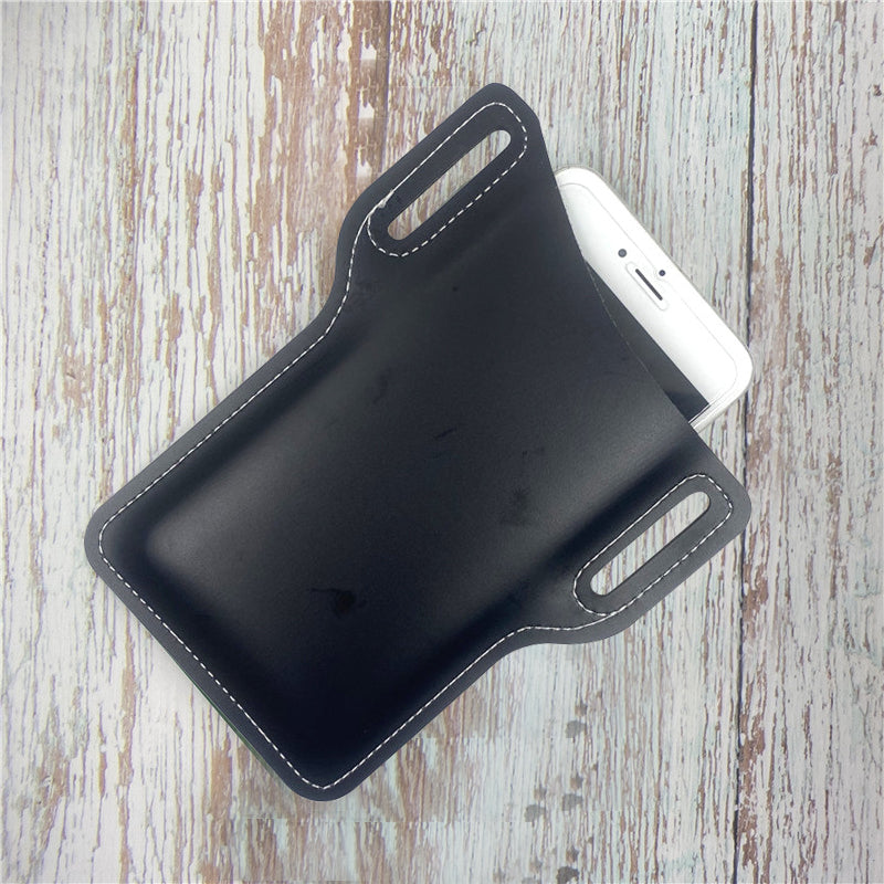 Borsa da cintura con custodia per cellulare corta retrò