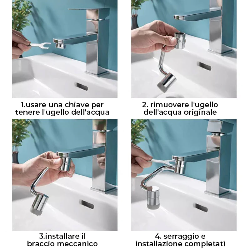 💦Rubinetto universale a forma di U