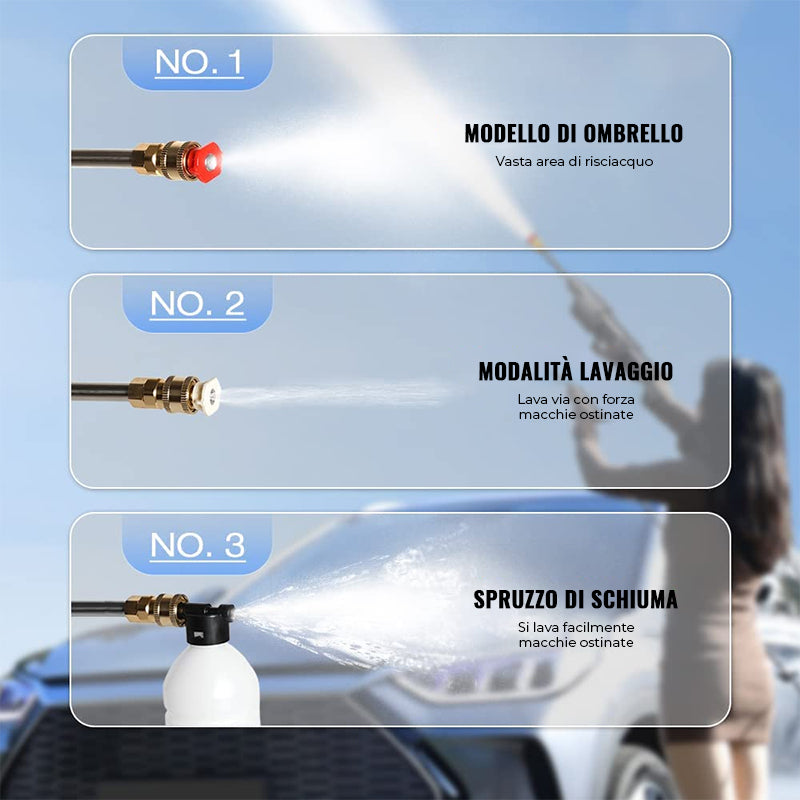 Pistola ad acqua a spruzzo portatile ad alta pressione senza fili