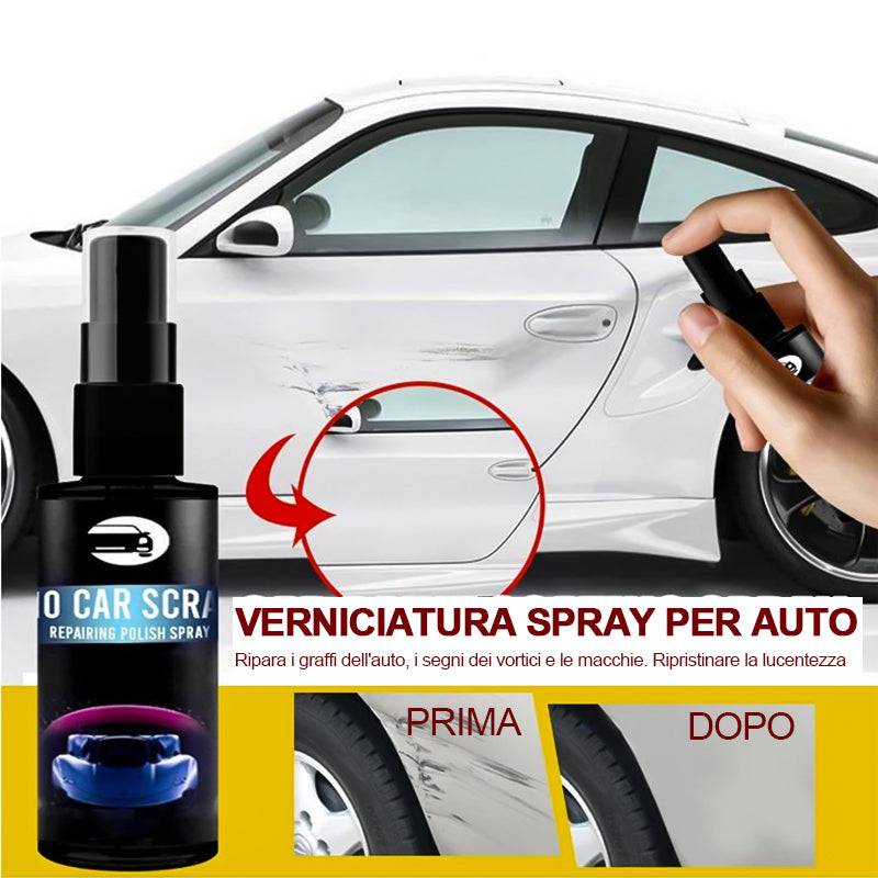 Spray per la riparazione dei graffi dell'auto