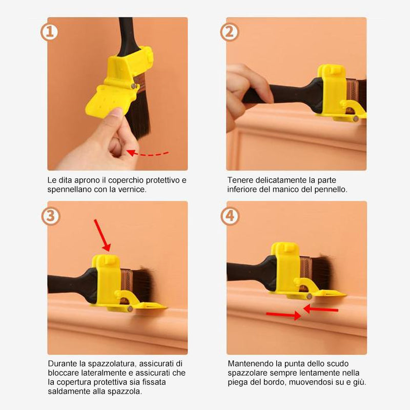 Pennello per la separazione dei bordi e dei colori