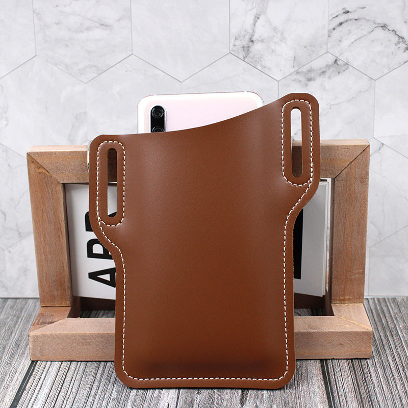 Borsa da cintura con custodia per cellulare corta retrò