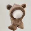 Cappello integrato con sciarpa per bebè