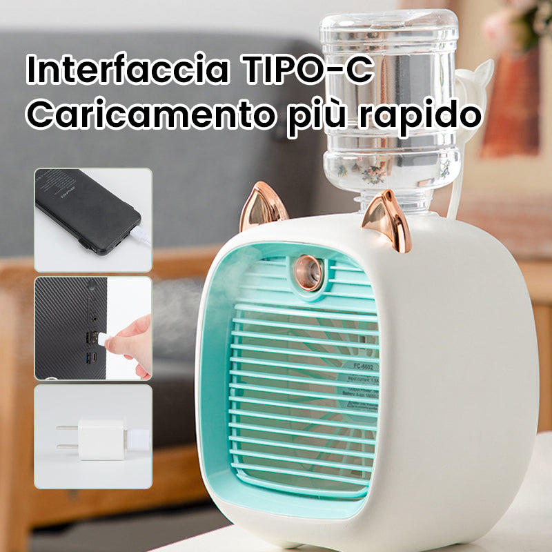 🎉Speciali estive🎉Ventilatore portatile per condizionatore d'aria