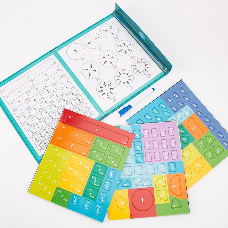 Puzzle magnetico con frazioni di libri per bambini