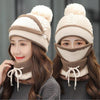Set di sciarpe invernali da donna 3PCS