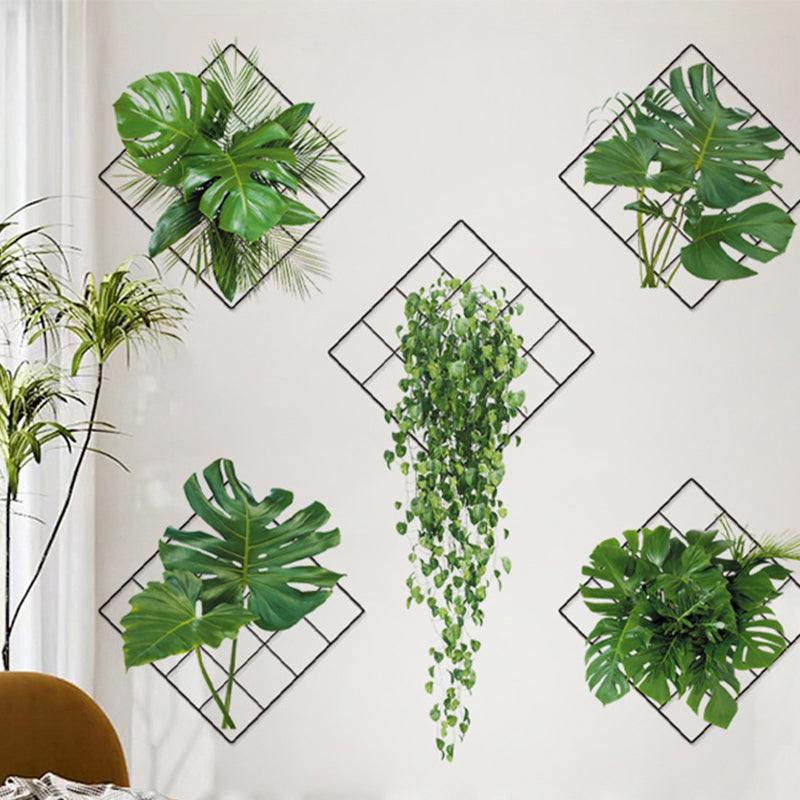 Adesivo da parete pianta verde 3D