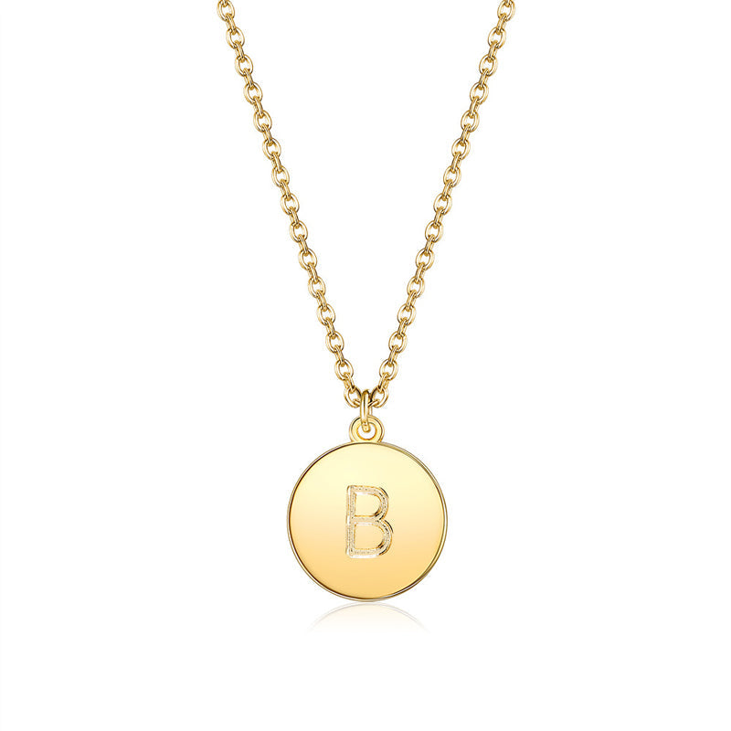 Collana rotonda con lettere