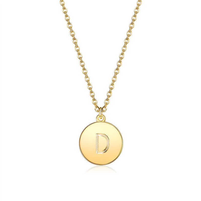 Collana rotonda con lettere