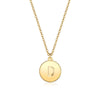 Collana rotonda con lettere