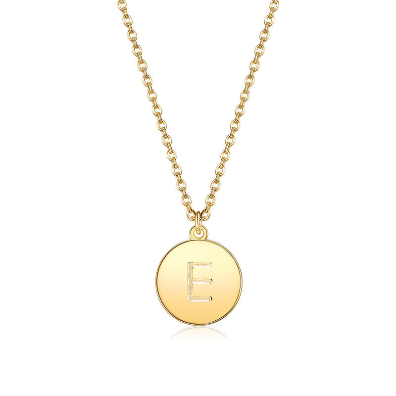 Collana rotonda con lettere