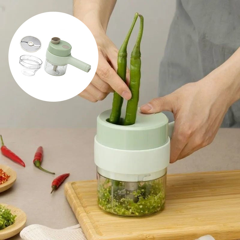 🍆Frullatore trita aglio wireless 3 in 1