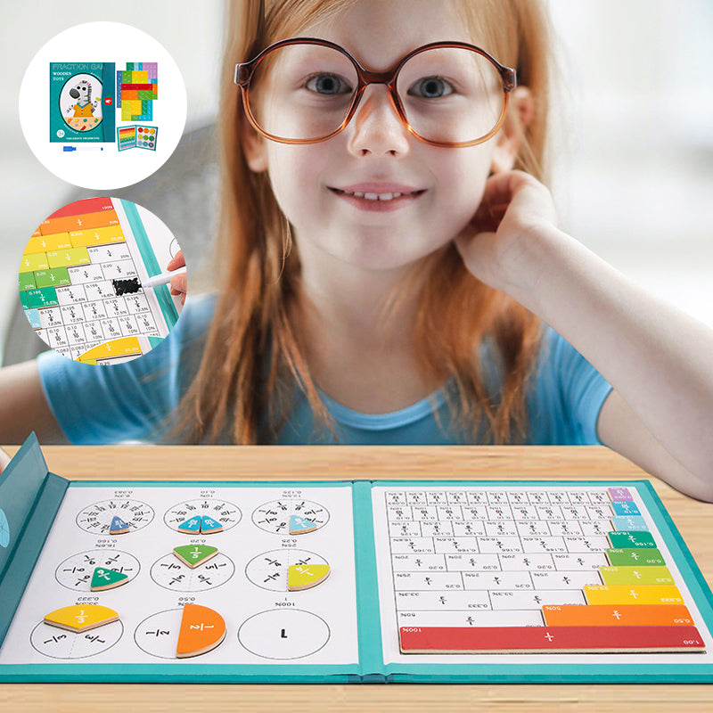 Puzzle magnetico con frazioni di libri per bambini