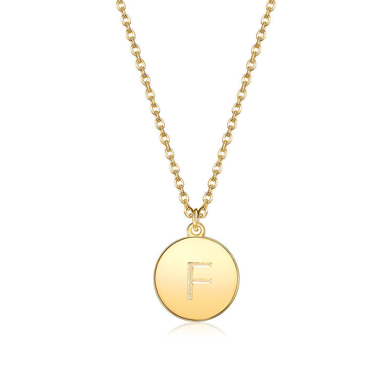 Collana rotonda con lettere