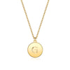 Collana rotonda con lettere