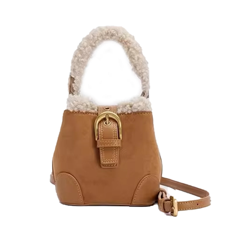 BORSA A TRACOLLA IN PELLICCIA