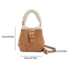 BORSA A TRACOLLA IN PELLICCIA