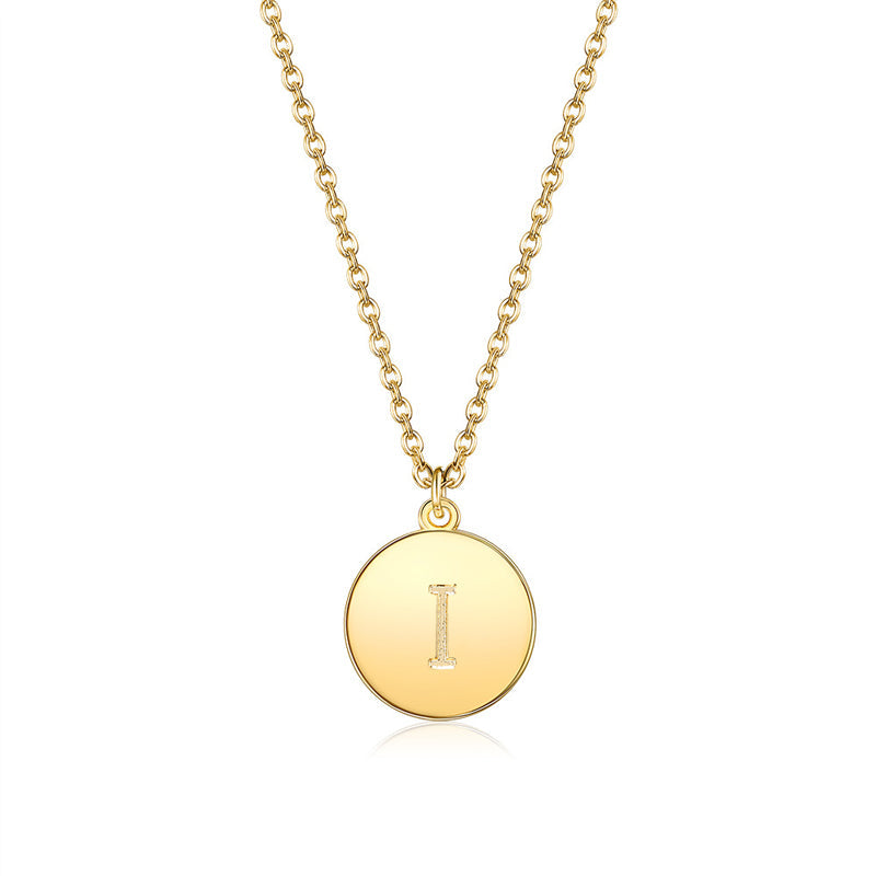 Collana rotonda con lettere