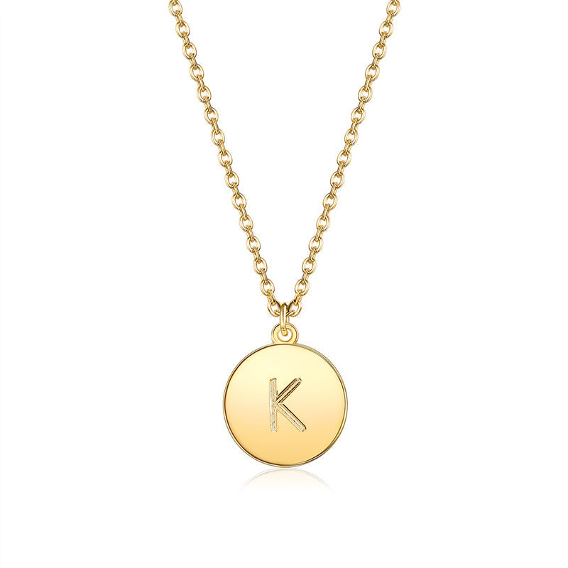 Collana rotonda con lettere