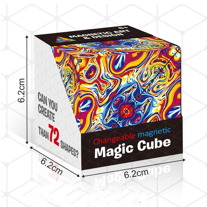 🟪Cubo magico magnetico modificabile