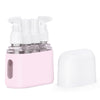 Set di flaconi da viaggio portatili con dispenser per shampoo