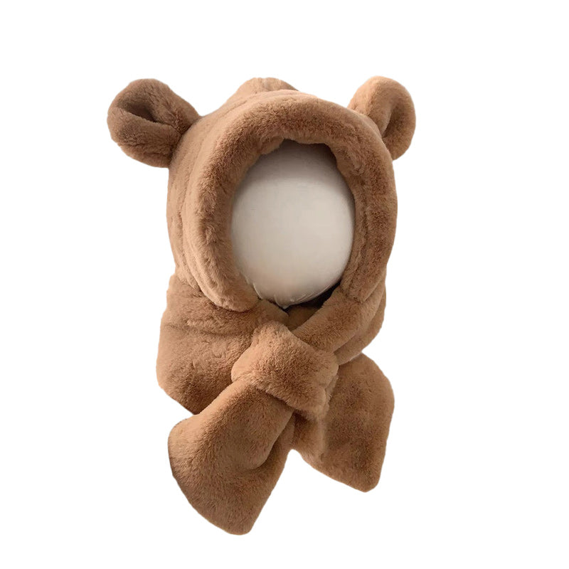 Cappello integrato con sciarpa per bebè