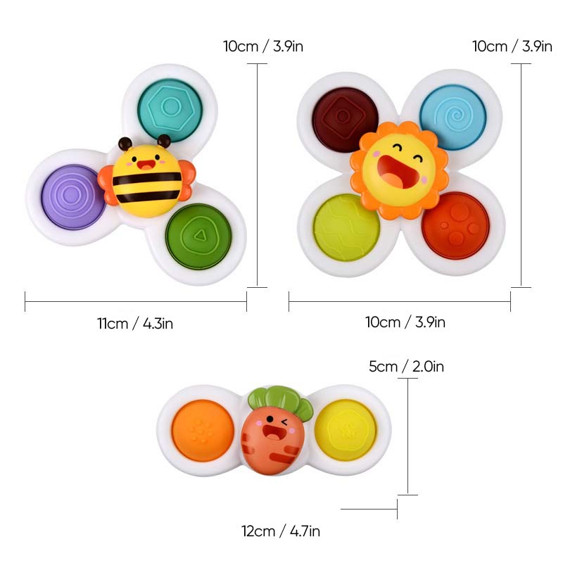 Giocattolo rotante per il bagno degli insetti