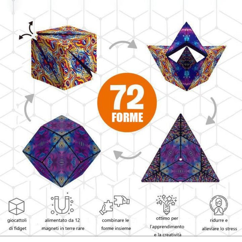 Cubo magico magnetico modificabile