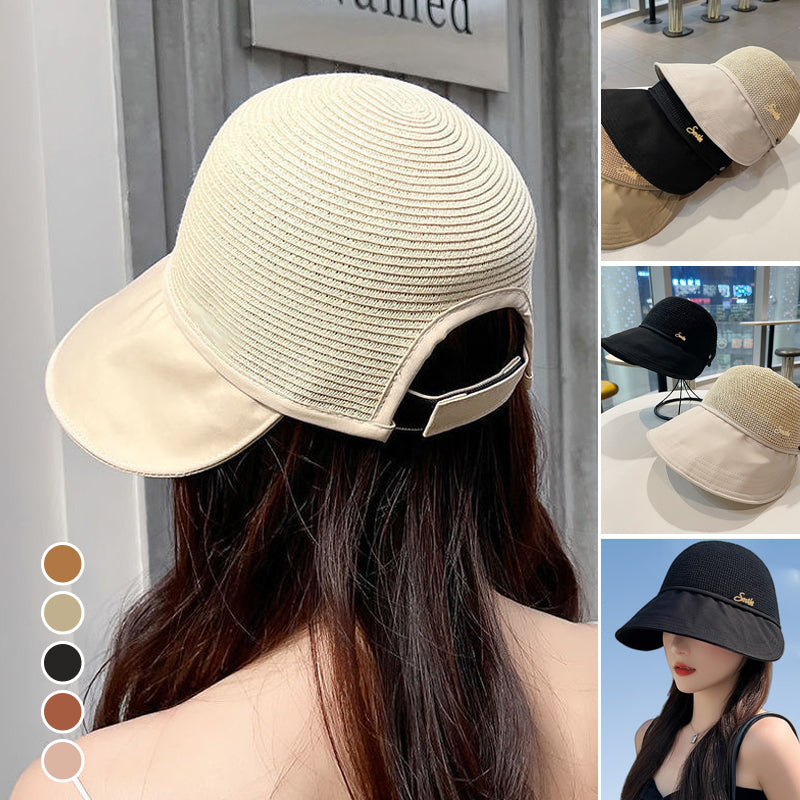 Cappello da sole a tesa larga da donna