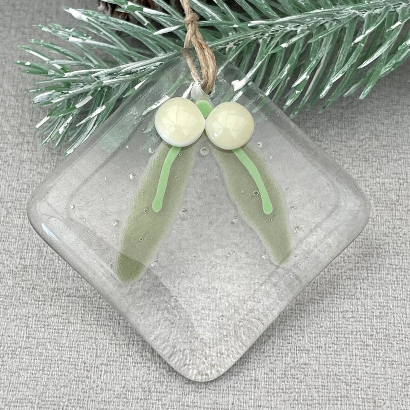 Decorazione per albero di Natale in vetro fuso