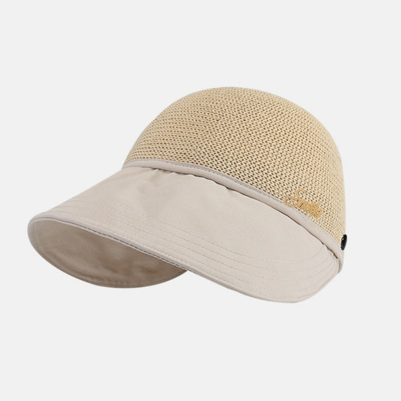 Cappello da sole a tesa larga da donna