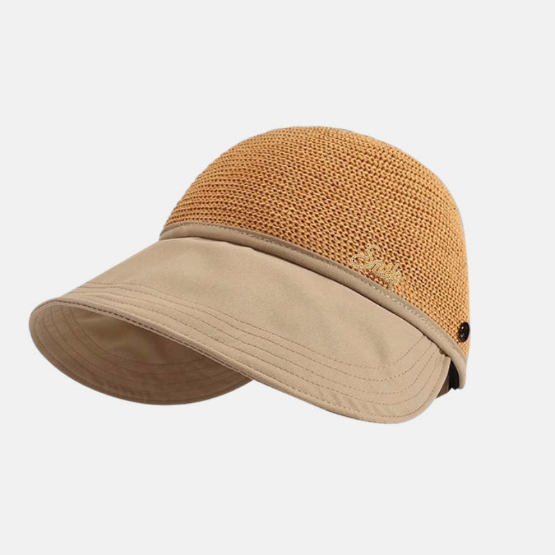 Cappello da sole a tesa larga da donna